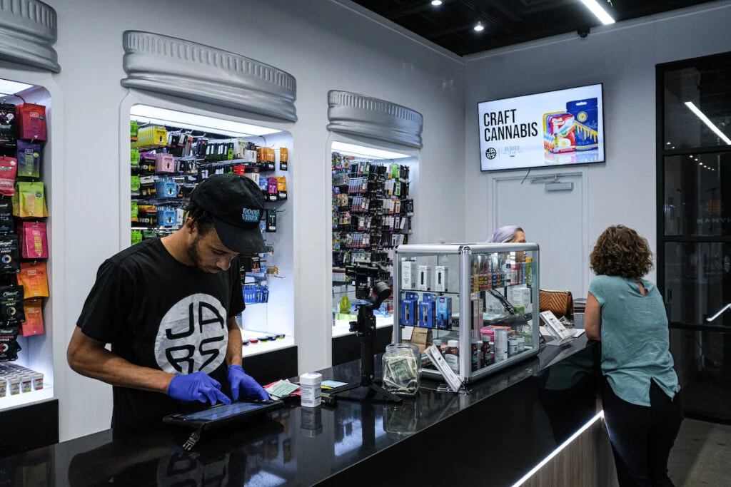 JARS Cannabis transaction counter with Seed TV