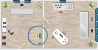 Floorplan position: Self-Service Kiosk
