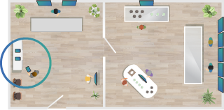 Floorplan position: Tablet Menus