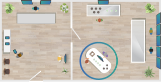 Floorplan position: Tabletop Kiosk
