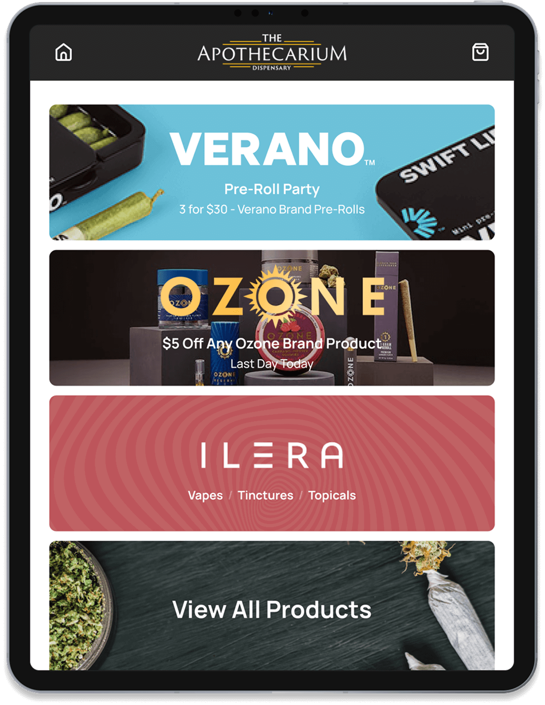 Customizable Seed Touch home screen tiles